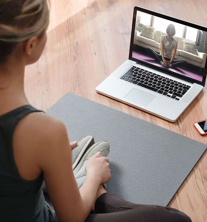 online fitness class